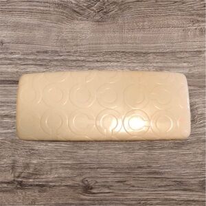 Authentic COACH Glasses Logo Ivory Case